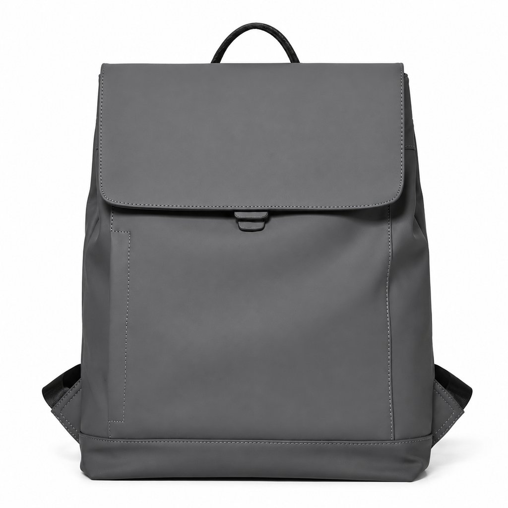 Gray Business Commuter Laptop Backpack
