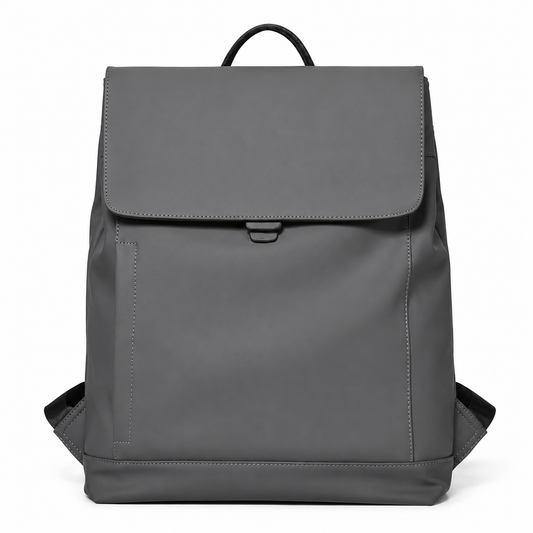 Gray Business Commuter Laptop Backpack