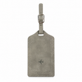Gray PU Leather Luggage Tag