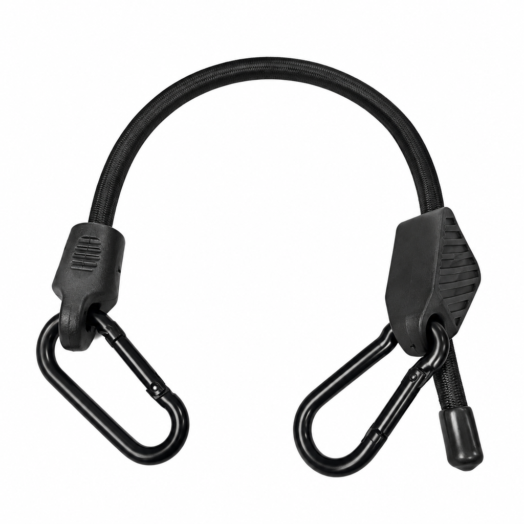 Black Adjustable Elastic Bungee Cord