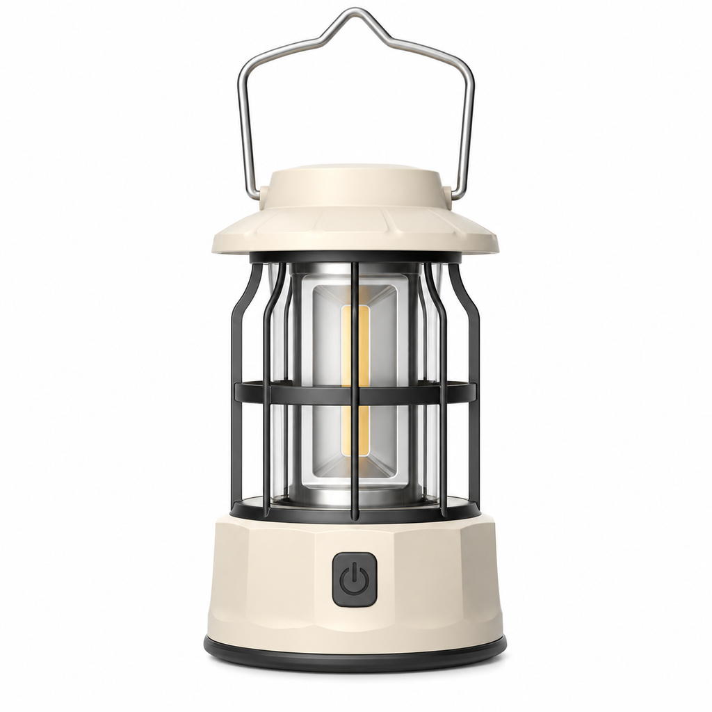 L801S Ivory White Mini Battery Camping Lantern