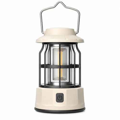 L801S Ivory White Mini Battery Camping Lantern