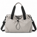 Gray Wet & Dry Separation Gym Travel Bag